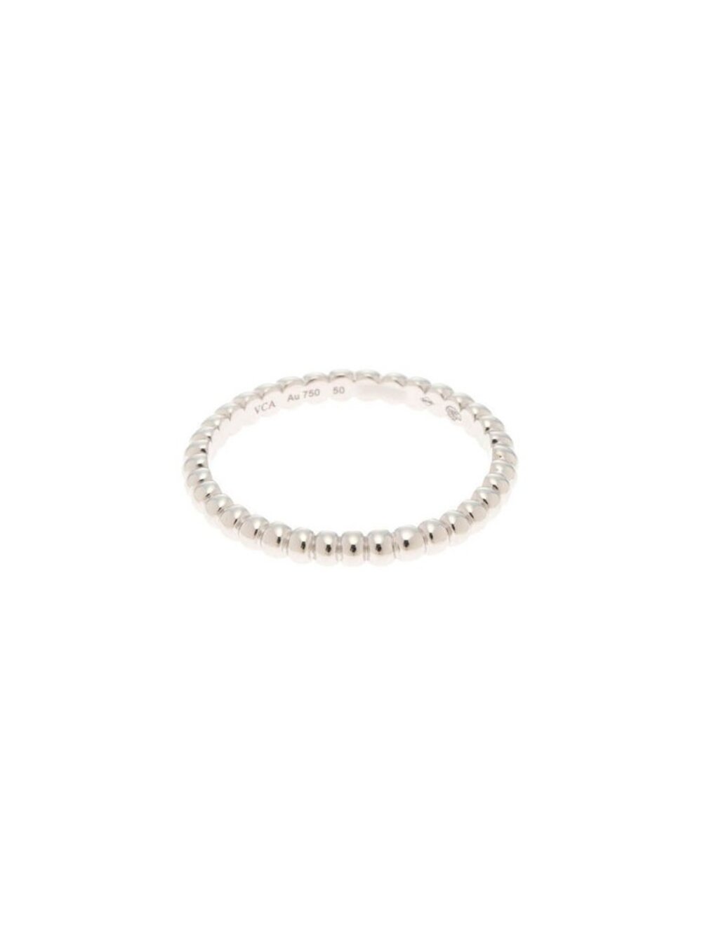 Van Cleef & Arpels Perlee White Gold Pearl Ring Small Model 18k White